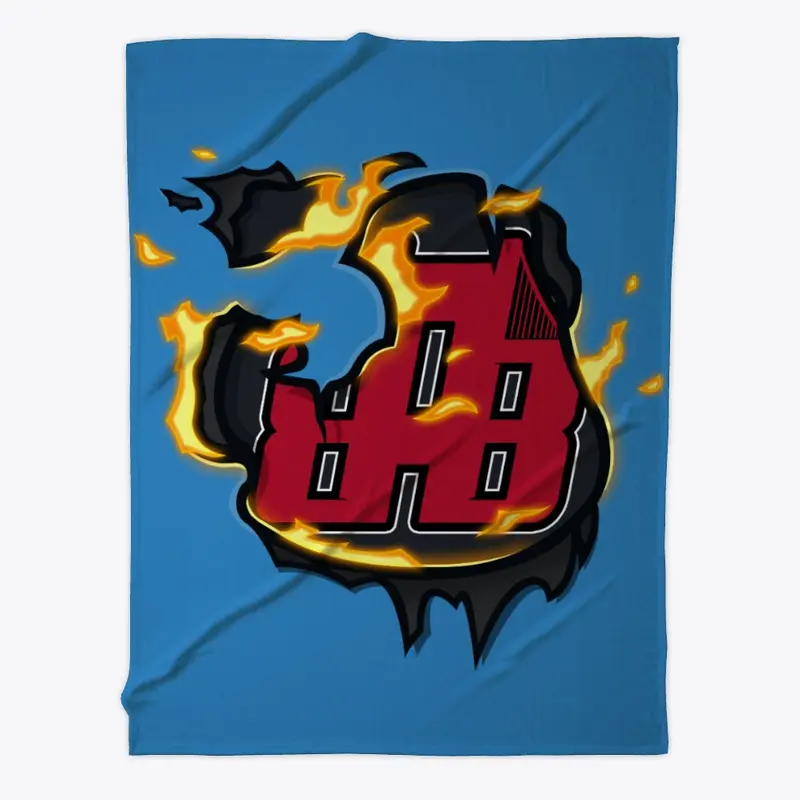 BAB Fire Logo Fleece Blanket